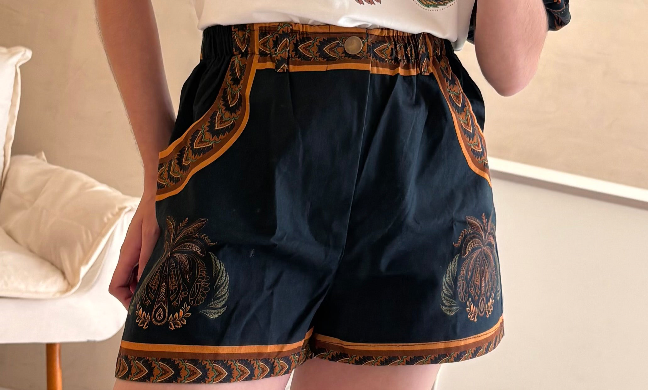 Short azul botanic