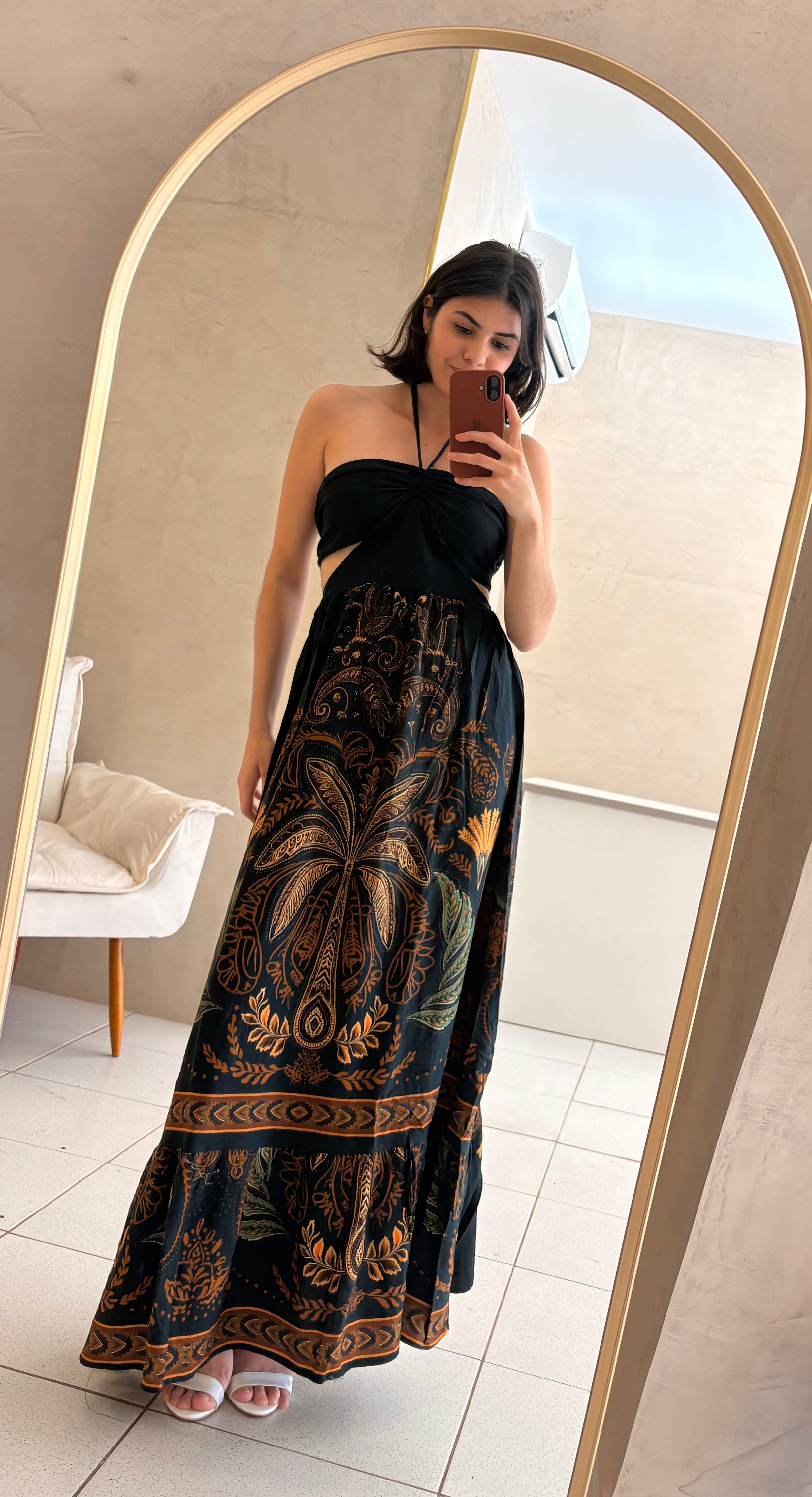 Vestido sereia botanic